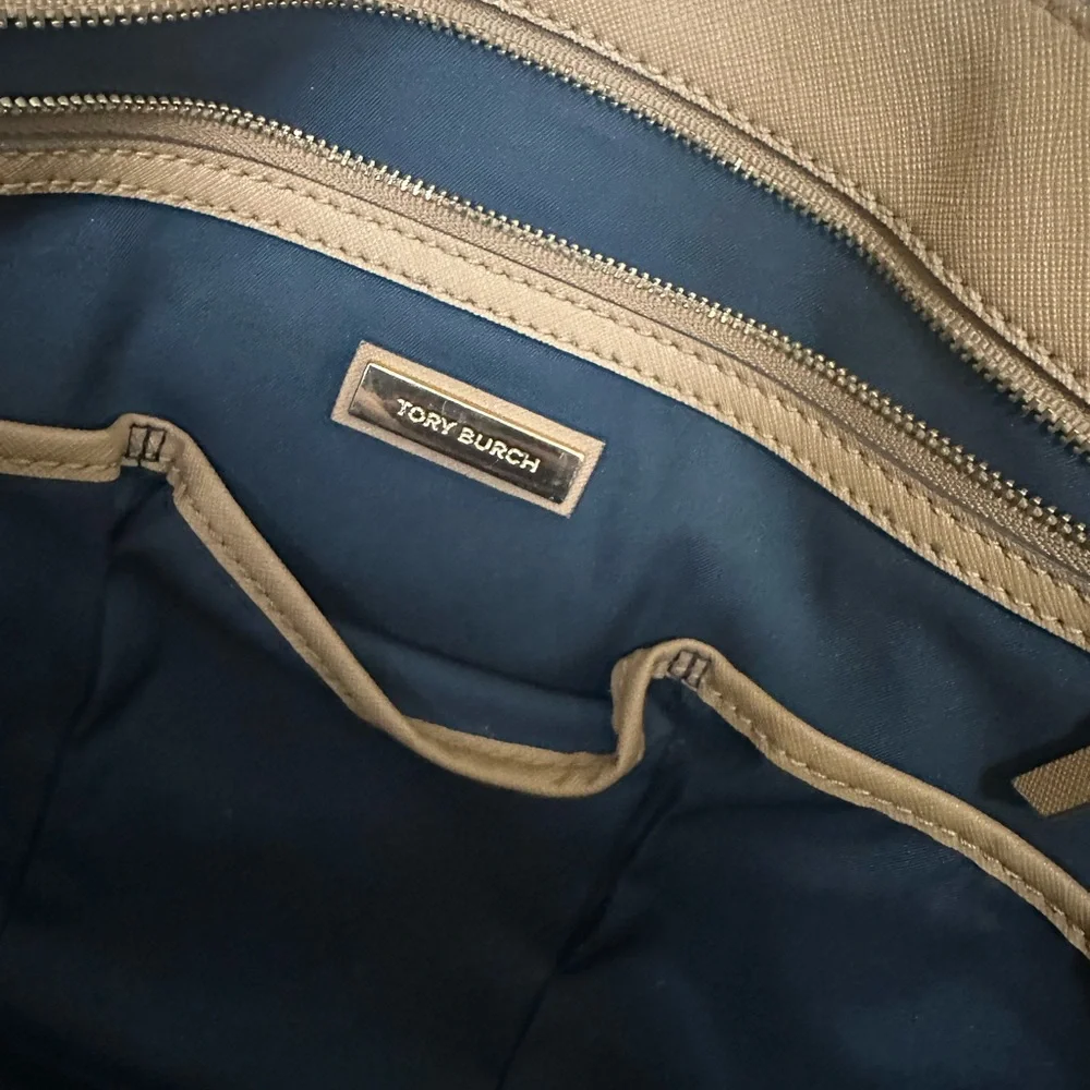 Tory Burch Tan Leather Tote Bag